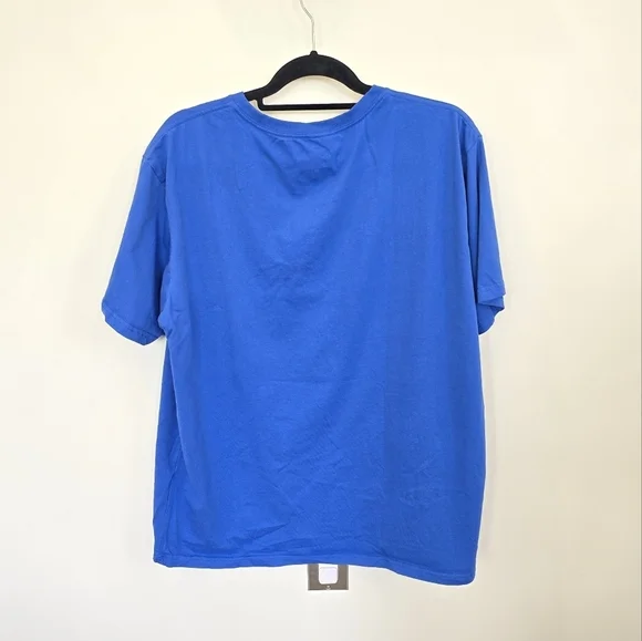 Attifit Royal Blue Dear Abs I Will Find You Graphic T-Shirt Size 2XL - Picture 5 of 5